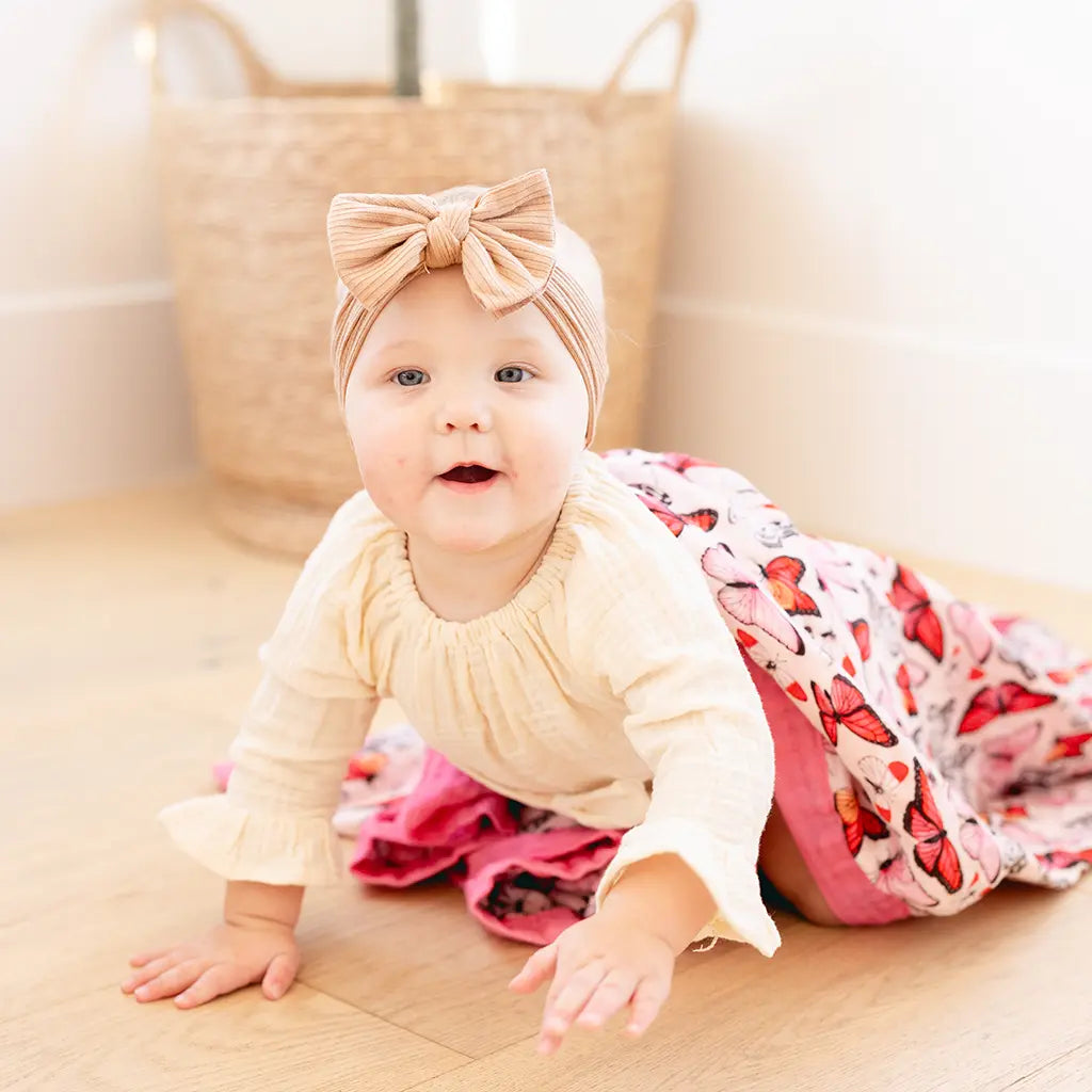 Baby girl cotton outlet blanket