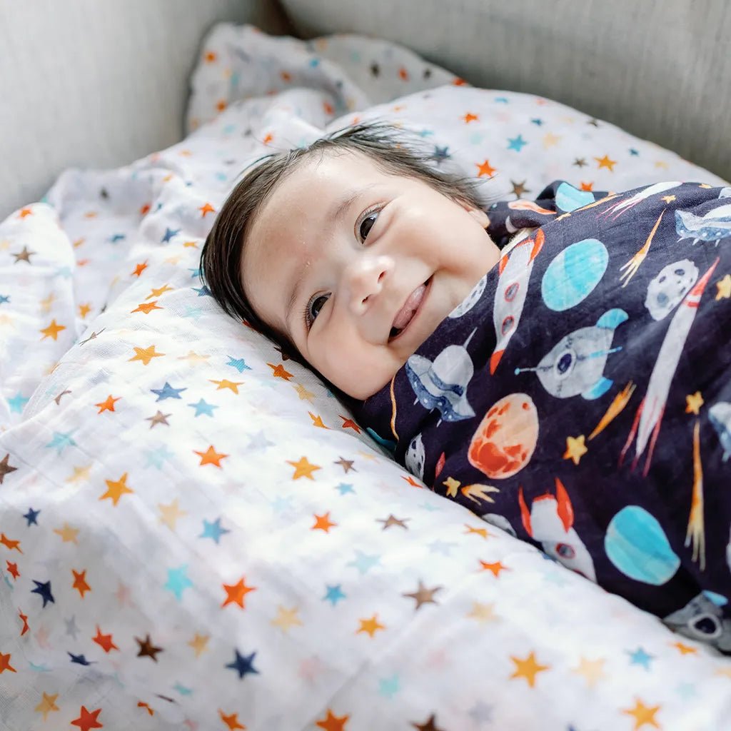 Unique Birth Announcement Ideas Featuring Baby Boy Swaddles - Peachier Goods