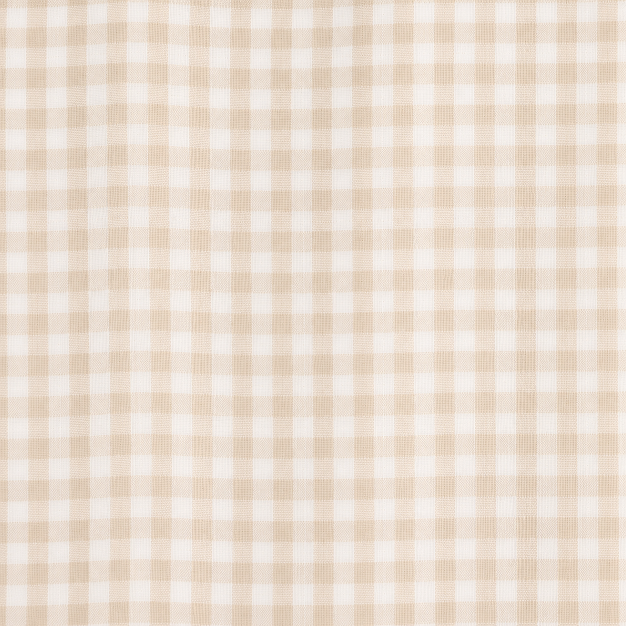 Oat beige gingham organic cotton muslin baby swaddle blanket