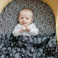 Paisley Swaddle product shot on white background