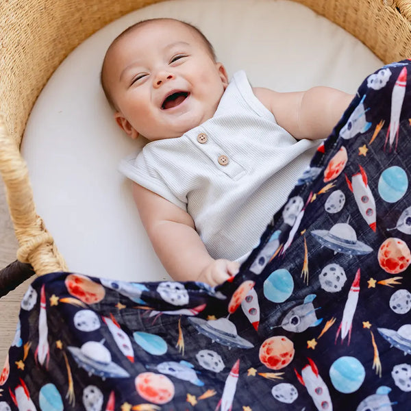 Space hot sale swaddle blanket